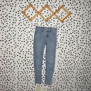 Old Navy Light Wash Ballerina Jeggings Girls Skinny Jeans